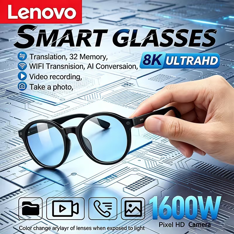 Blue Light Glasses - Lenovo New 2026 8K AI Translation