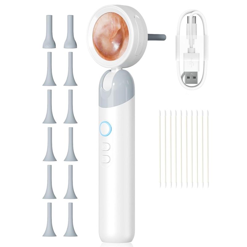 Webcam Hd 1080P - LXYB18B Wireless Ear Otoscope With 1080P