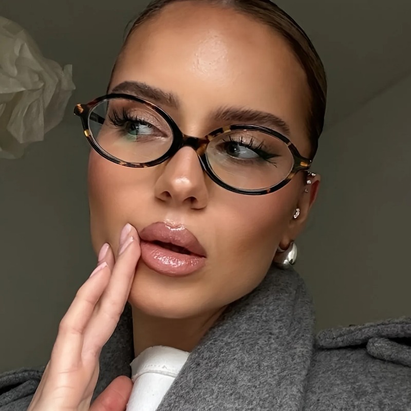 Blue Light Glasses - Vintage Oval Sunglasses Women Luxury Brand