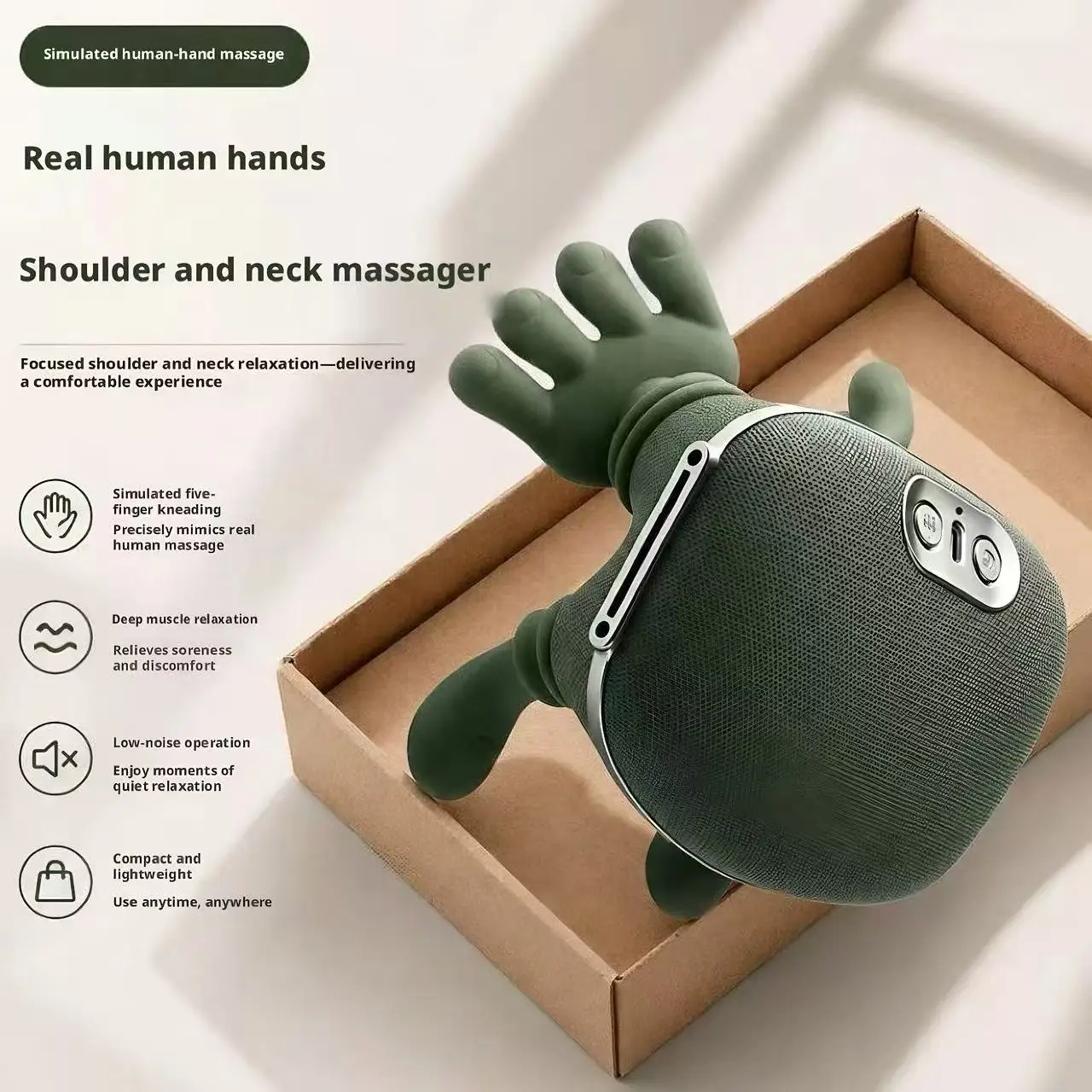 Home Office Simulator - Simulated Human Hand Kneading Massage Device
