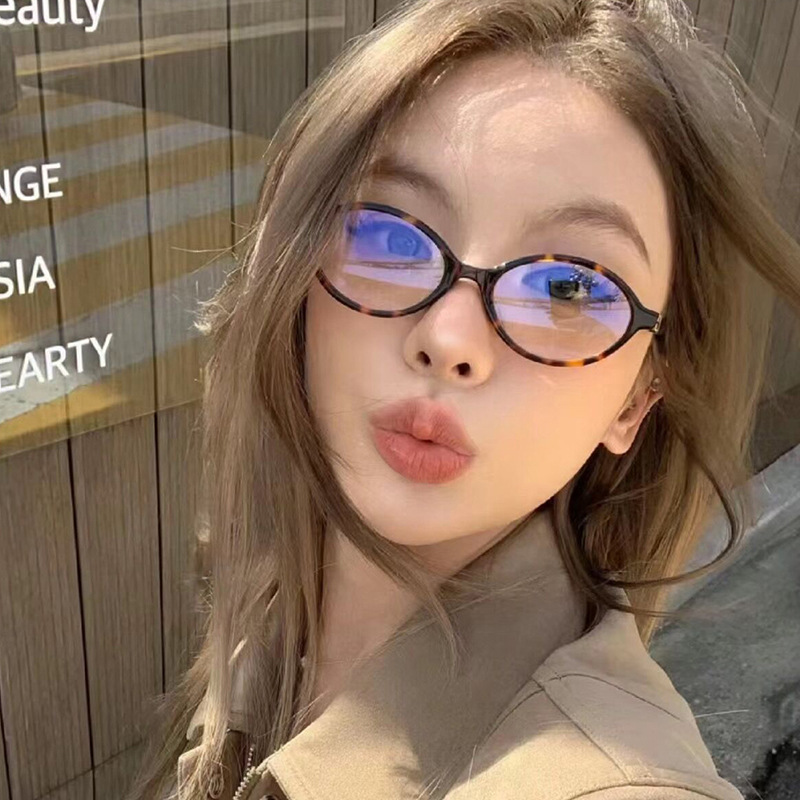 Blue Light Glasses - Vintage Oval Sunglasses Women Luxury Brand