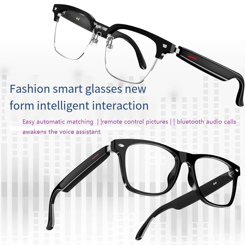 Blue Light Glasses - E13 Waterproof Cycling Glasses,Bluetooth Smart Glasses,Audio