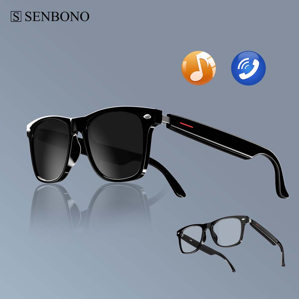 Blue Light Glasses - SENBONO E13 Smart Glasses:Blue Light Filtering