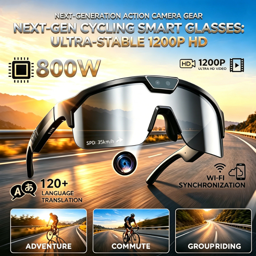 2026 Cycling Glasses with 800W - Webcam Hd 1080P 评论和价格