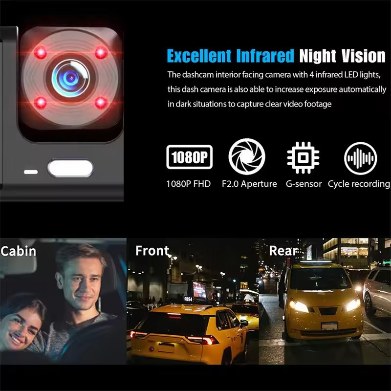 Front and Built-in Car DVR Cam - Webcam Hd 1080P 评论和价格