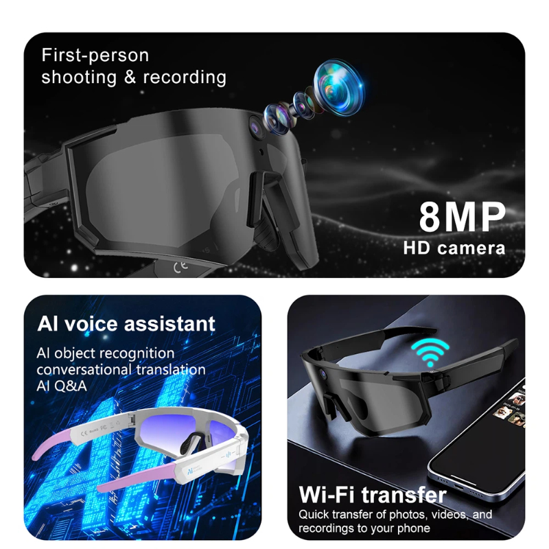 Oneplus Al Smart Glasses 8K Re - Webcam Hd 1080P 评论和价格