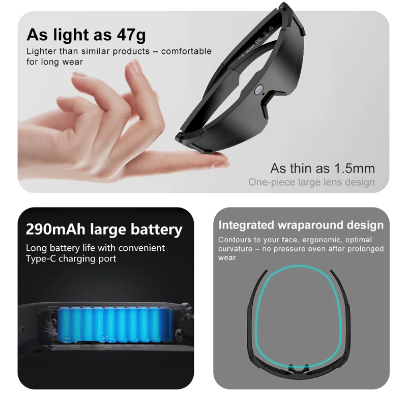 Oneplus Al Smart Glasses 8K Re - Webcam Hd 1080P 评论和价格