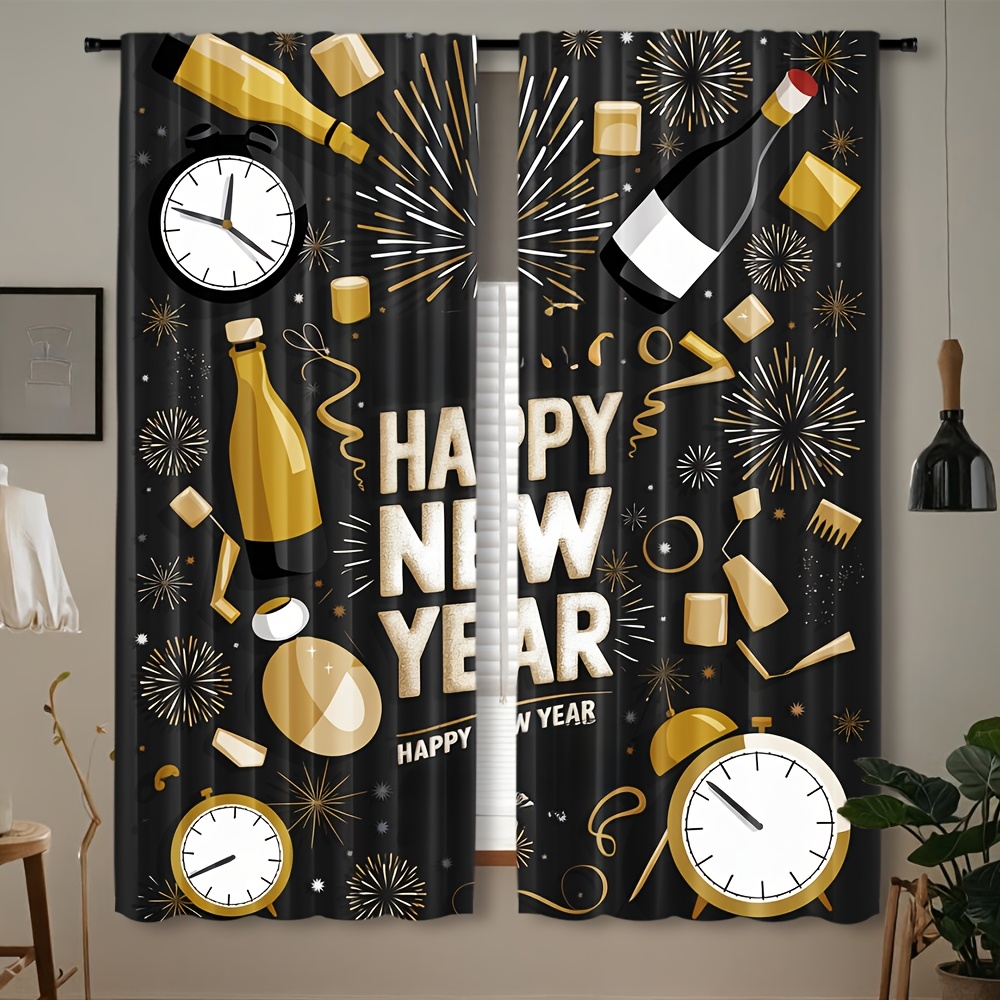 2pcs Happy New Year 2025 Conte - Home Office Rate 2025 评论和价格