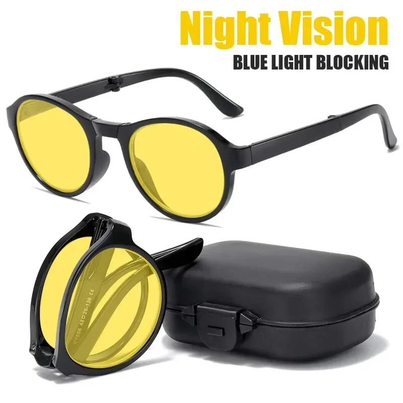 Foldable Night Vision Glasses  - Blue Light Glasses 评论和价格