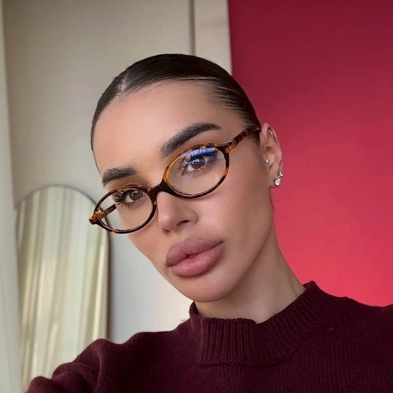 Vintage Oval Sunglasses Women  - Blue Light Glasses 评论和价格