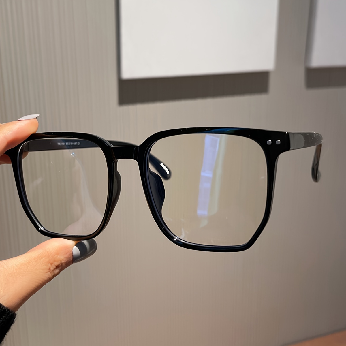 Unisex square flat light, anti - Blue Light Glasses 评论和价格