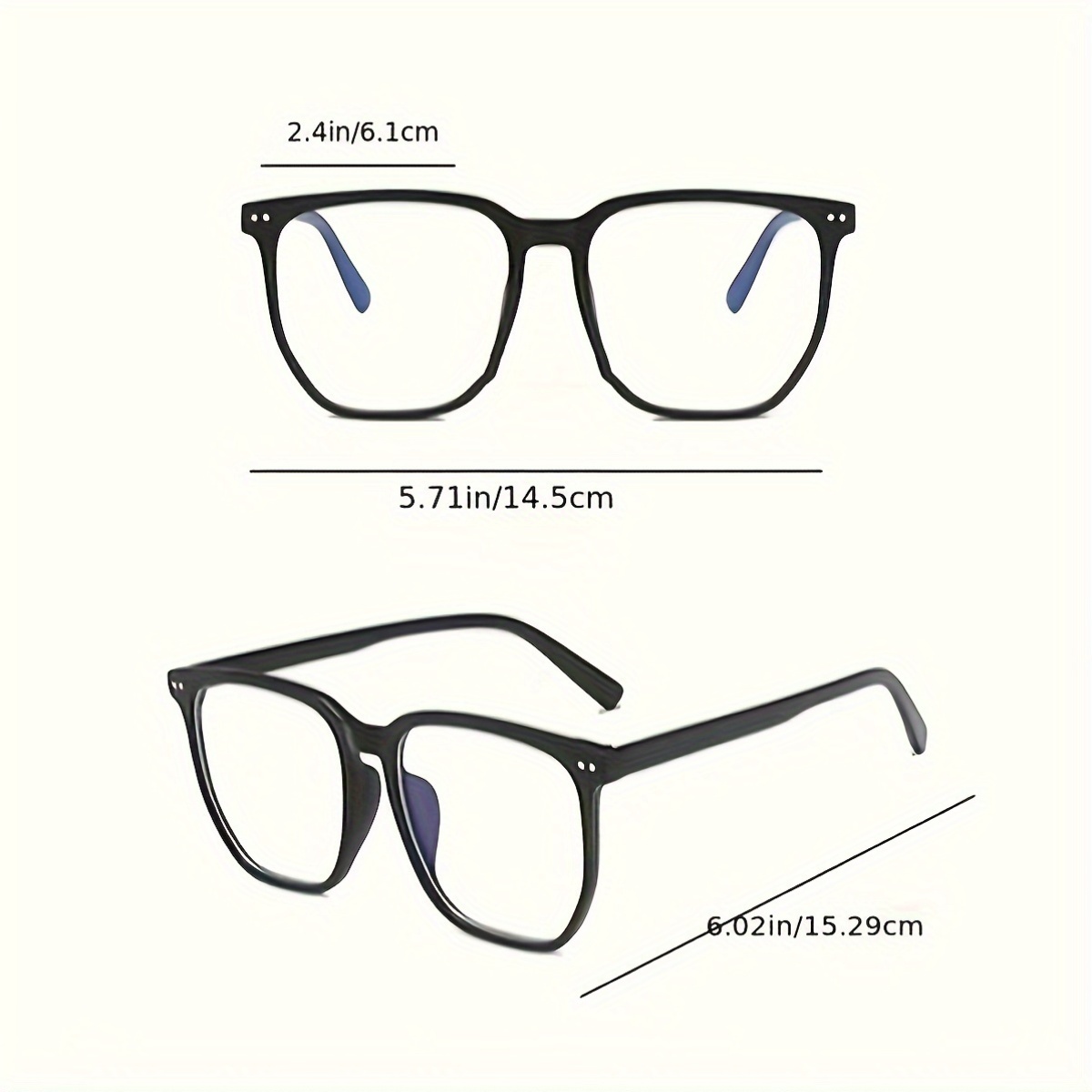 Unisex square flat light, anti - Blue Light Glasses 评论和价格