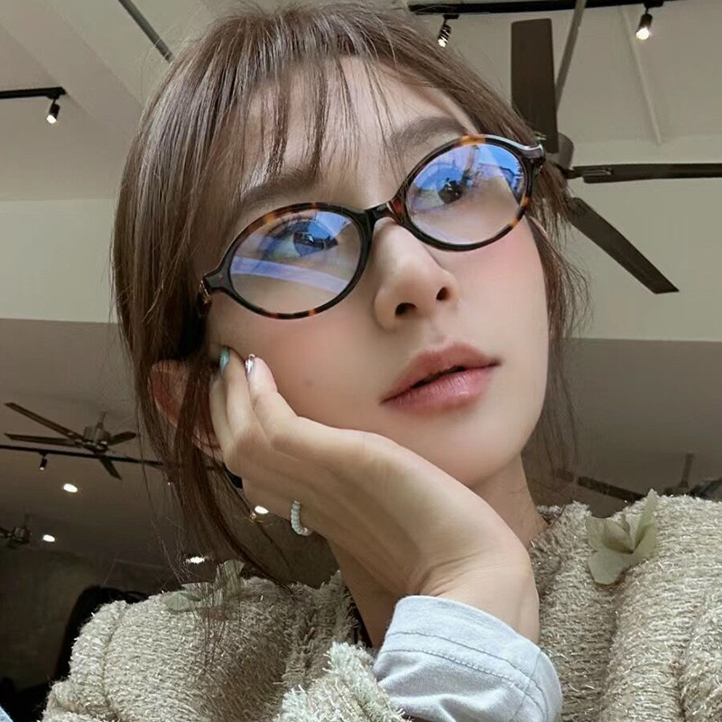 Vintage Oval Sunglasses Women  - Blue Light Glasses 评论和价格