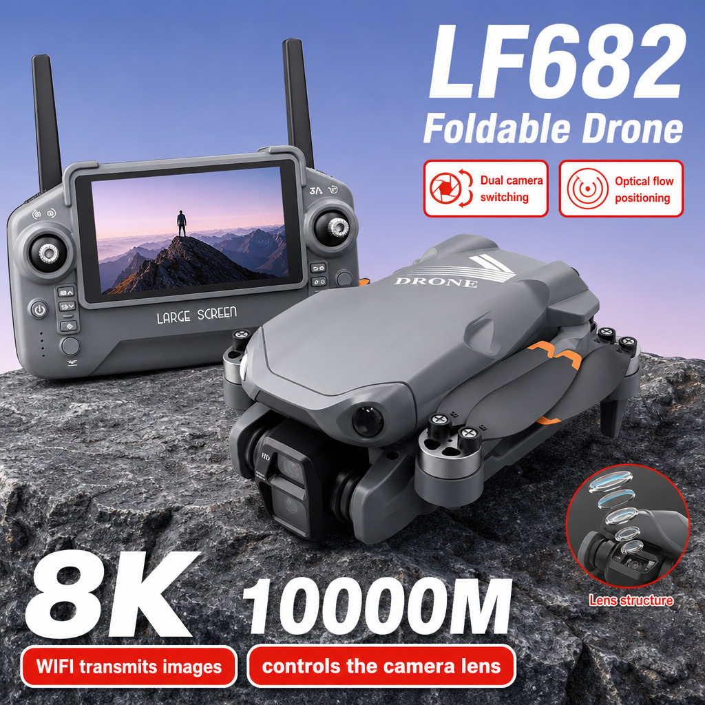 Aerial Photo LF682 Drone 8K HD - Webcam Hd 1080P 评论和价格