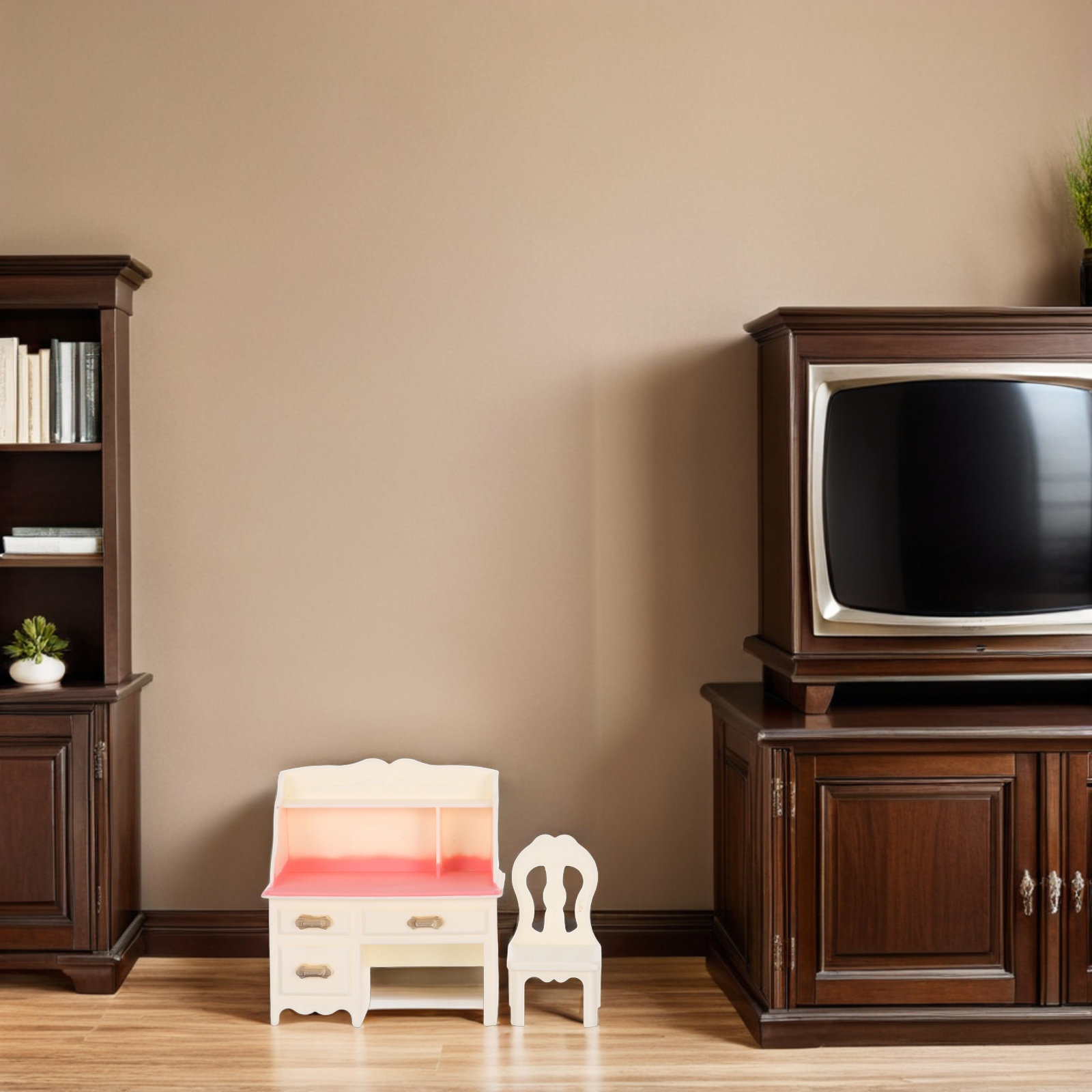5Sets Miniature Dollhouse Furn - Home Office Simulator 评论和价格