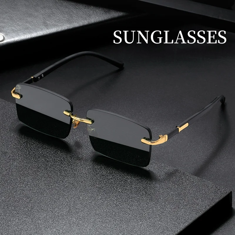 Fashion Rectangle Sunglasses M - Blue Light Glasses 评论和价格