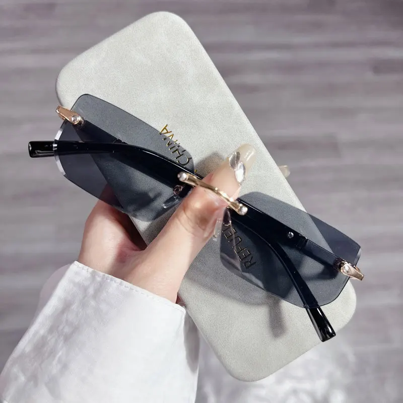 Fashion Rectangle Sunglasses M - Blue Light Glasses 评论和价格