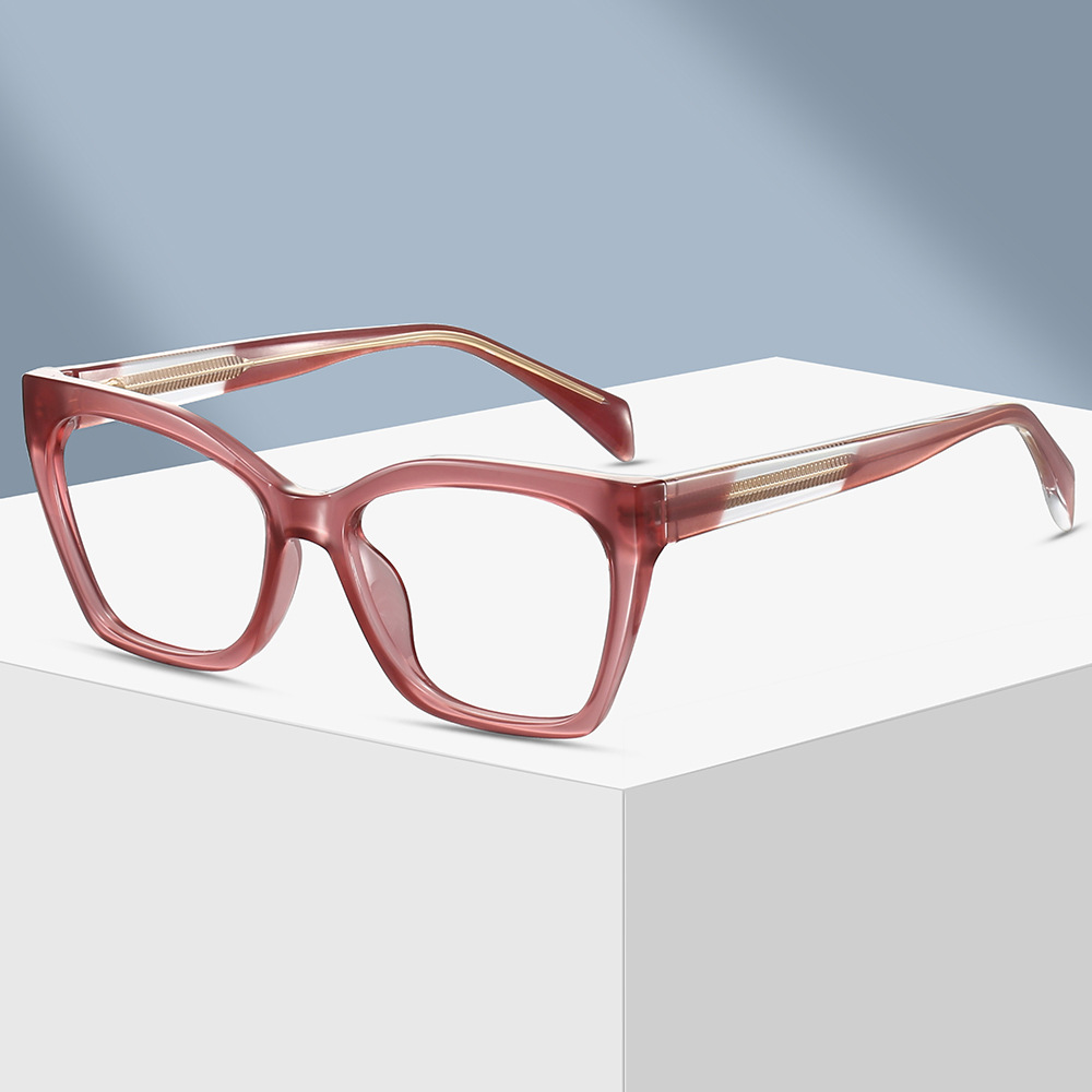 Cat Eye Large Frame Anti Blue  - Blue Light Glasses 评论和价格
