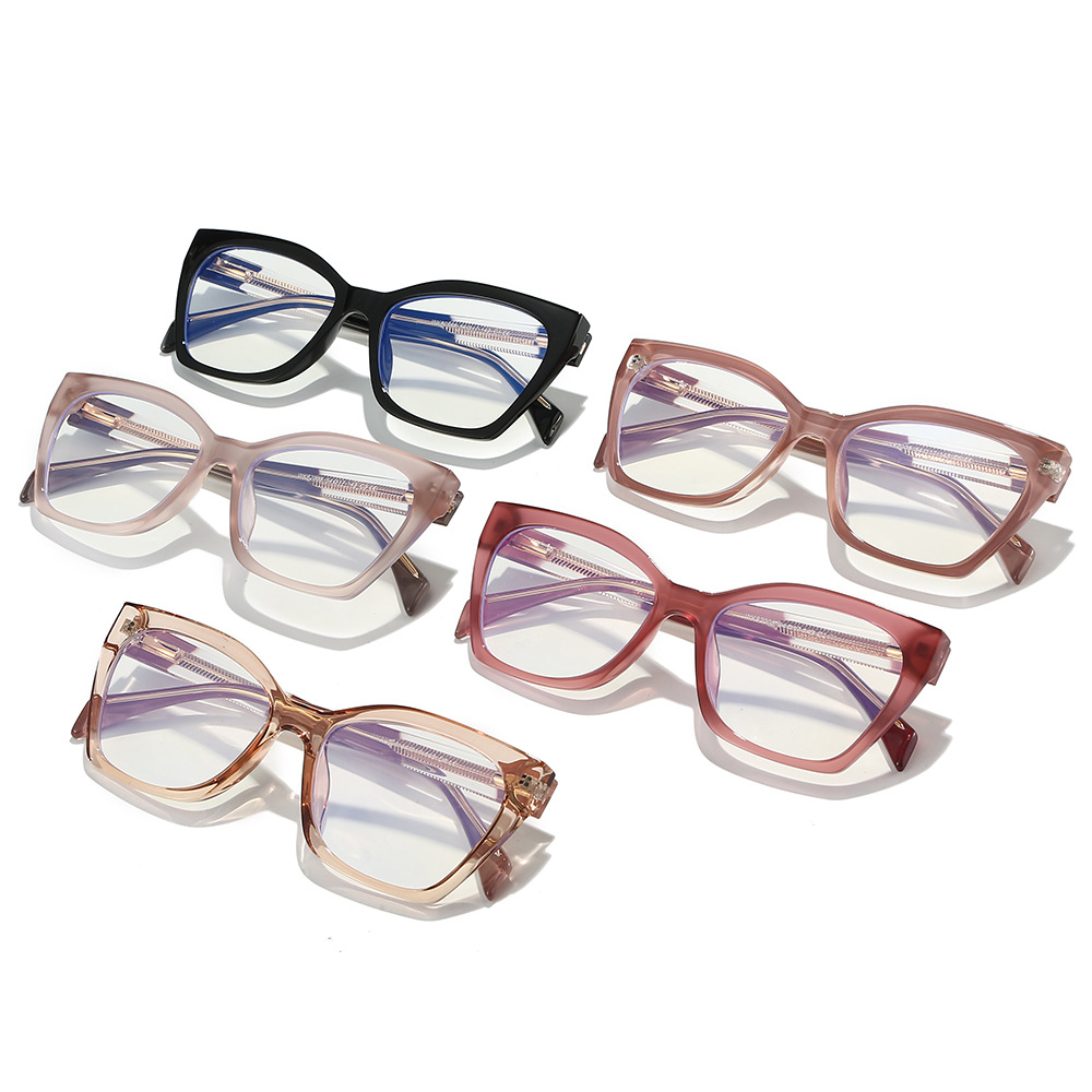 Cat Eye Large Frame Anti Blue  - Blue Light Glasses 评论和价格