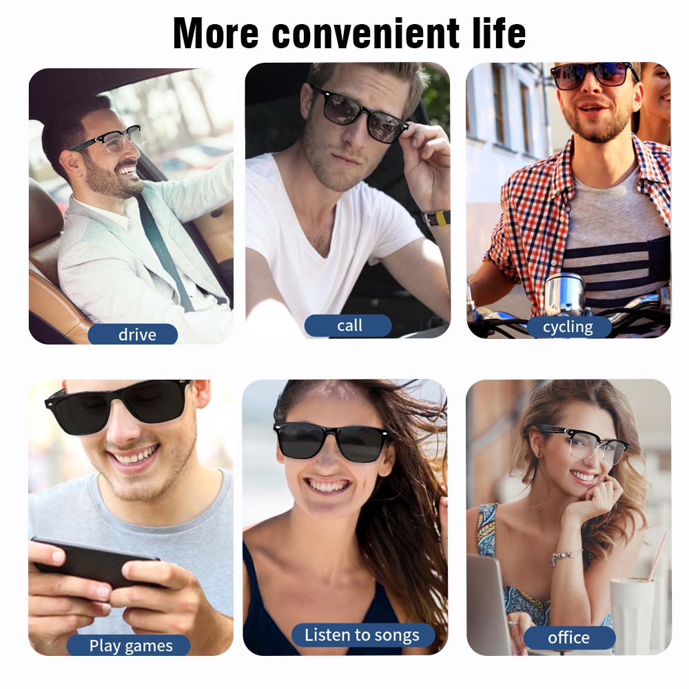SENBONO E13 Smart Glasses:Blue - Blue Light Glasses 评论和价格